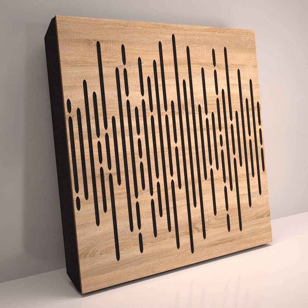 Sound Absorption-Diffuse Acoustic Panel «Wave» for rec.studio