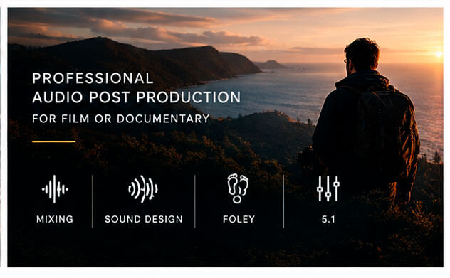 Post-production audio services